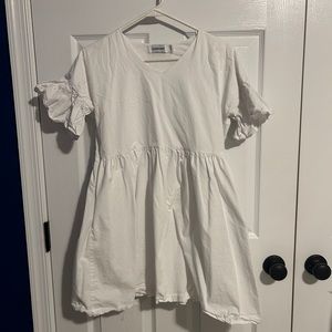 White babydoll style dress by the Editors Market. Size Medium.